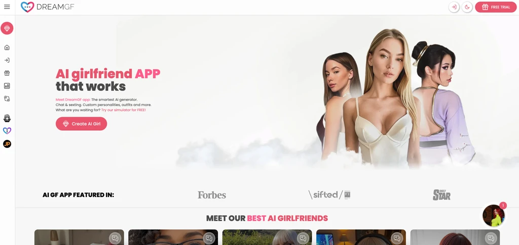 DreamGF platform interface