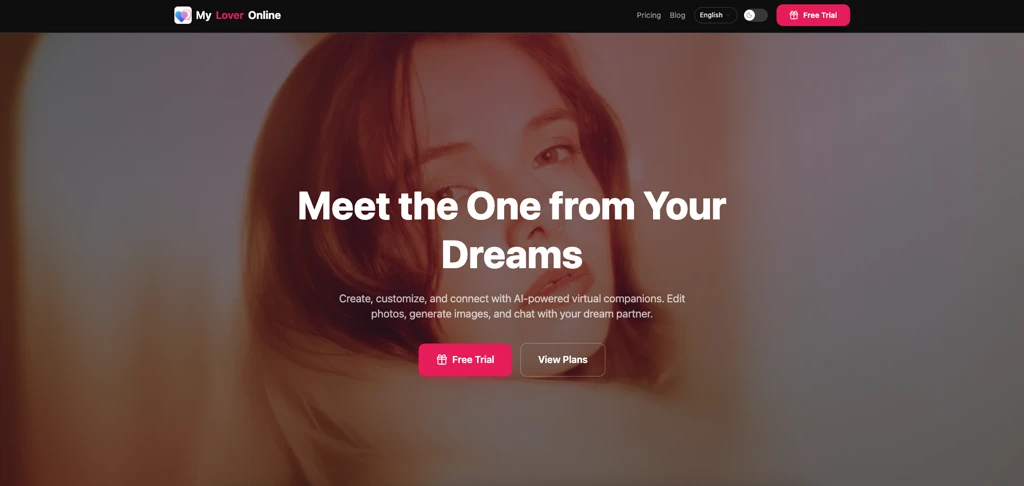 My Lover Online platform interface