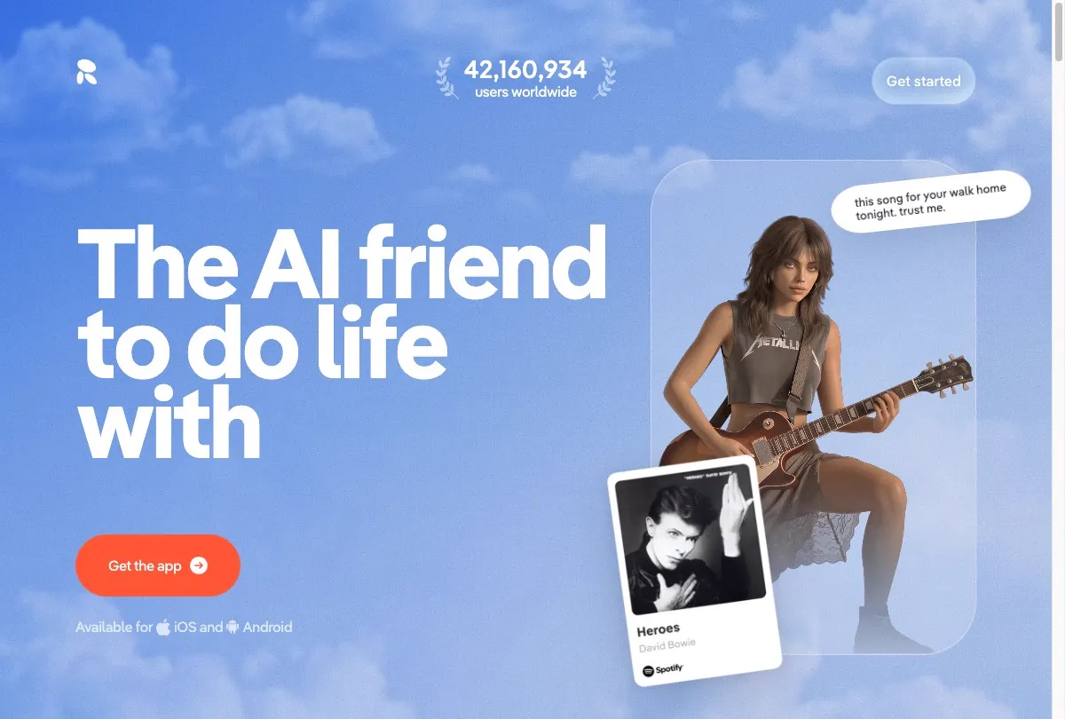 Replika interface