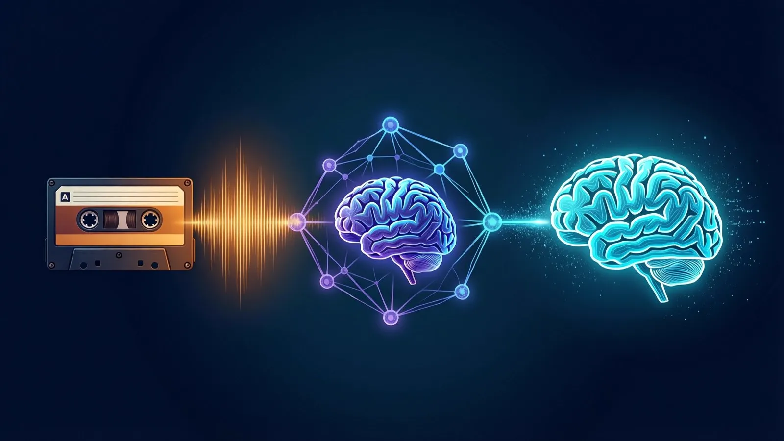 Visualizing how AI voice cloning technology recreates speech patterns from audio recordings
